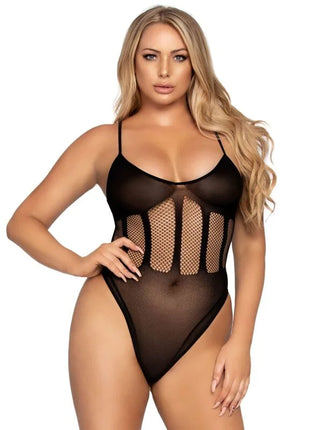 LEG AVENUE - BODYSUIT UND ROCK SET EINE GRÖSSE - Bodystocking