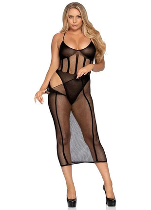 LEG AVENUE - BODYSUIT UND ROCK SET EINE GRÖSSE - Bodystocking