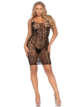 LEG AVENUE - DAISY CROCHET MINIKLEID EINE GRÖSSE - Sexy Kleider