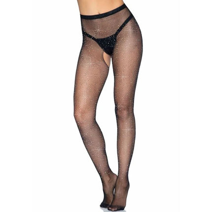 LEG AVENUE - FISCHNETZ-STRUMPFHOSE OHNE TEIL - Strumpfhose