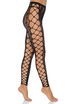 LEG AVENUE - FOOTLOSE CROTHLESS STRUMPFHOSEN EINE GRÖSSE - Strumpfhose