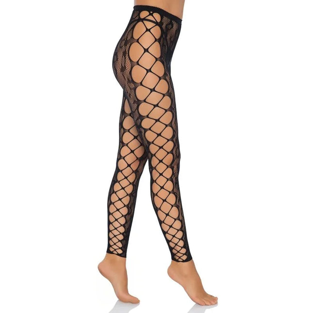 LEG AVENUE - FOOTLOSE CROTHLESS STRUMPFHOSEN EINE GRÖSSE - Strumpfhose