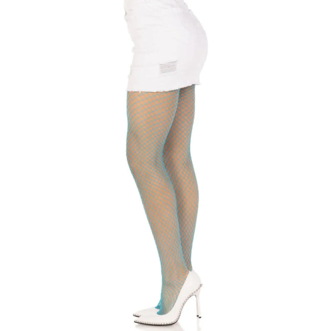 LEG AVENUE - LYCRA-NETZSTRUMPFHOSE BLAU - Strumpfhose