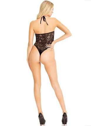 LEG AVENUE - NAHTLOSER NECKHOLDER-KÖRPER IN SCHWARZ - Bodys
