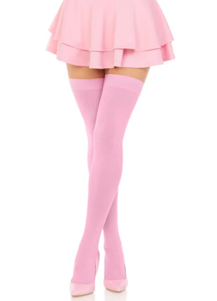 LEG AVENUE - NYLON-OBERTEILHÖHE ROSA - Halterlose Strümpfe