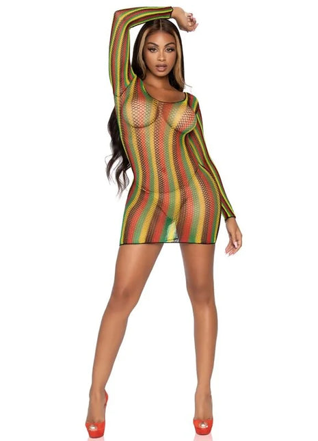 LEG AVENUE - RASTA MINIKLEID EINE GRÖSSE - Sexy Kleider