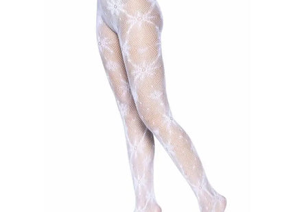 LEG AVENUE - SNOWFLAKE NETZSTRUMPFHOSE EINE GRÖSSE - Strumpfhose