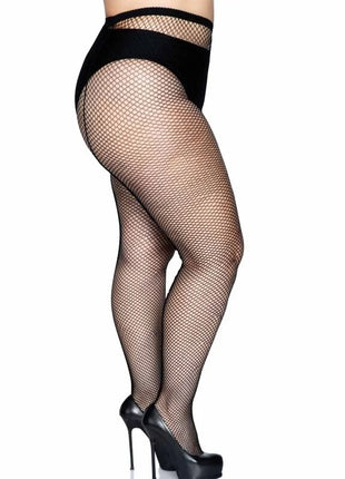 LEG AVENUE - STRUMPFHOSE MIT RÜCKENNAHT - SCHWARZ ÜBERGRÖSSE - Strumpfhose