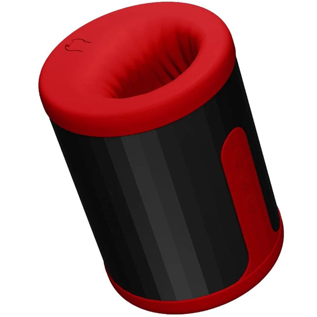 Lelo f2s™ app-gesteuerter roter masturbator mit 2 motoren und gepolstertem weichrand f2s™ love bridge