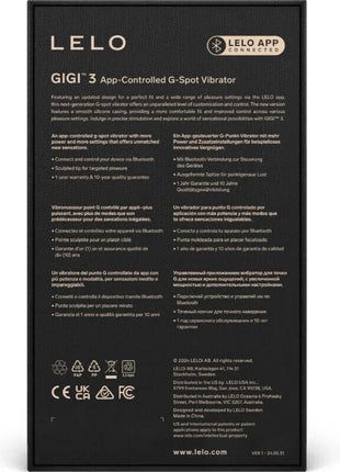 LELO - GIGI™ 3 G-SPOT-VIBRATOR ROSA
