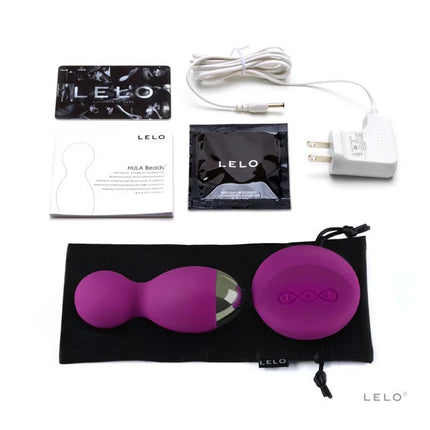 LELO - ABZEICHEN HULA-BÄLLE DEEP ROSE - Vibrierende Kugeln