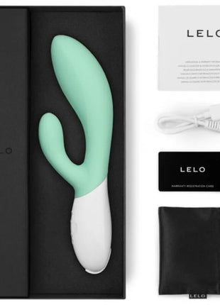 LELO - INA 3 GREEN RABBIT VIBRATOR LUXUS-ALGEN - Rabbit-Vibratoren