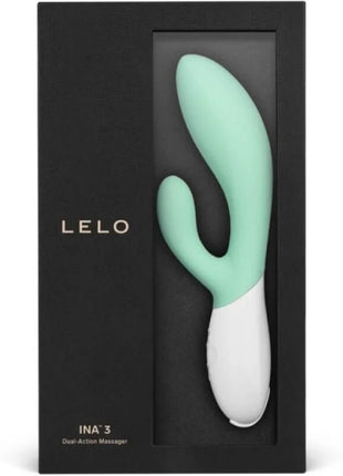 LELO - INA 3 GREEN RABBIT VIBRATOR LUXUS-ALGEN - Rabbit-Vibratoren