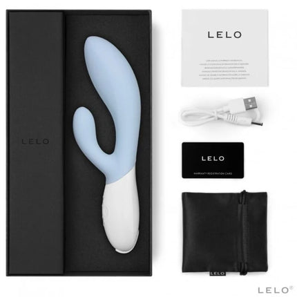 LELO - INA 3 LUXUS-CELESTE-VIBRATOR - Rabbit-Vibratoren