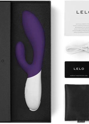 LELO - INA WAVE 2 VBRADOR LUXUS-SPEZIALUHR LILA - Rabbit-Vibratoren