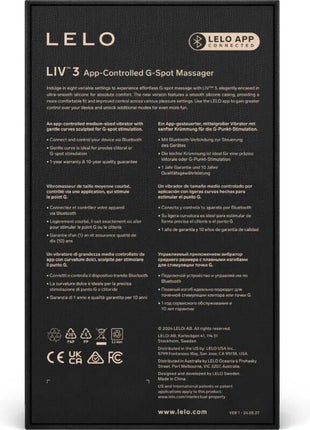 LELO - LIV™ 3 G-SPOT-STIMULATOR ROSA