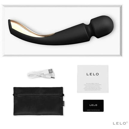 LELO - SMART MEDIUM WAND 2 SCHWARZER MASSAGER - WAND-Vibrator