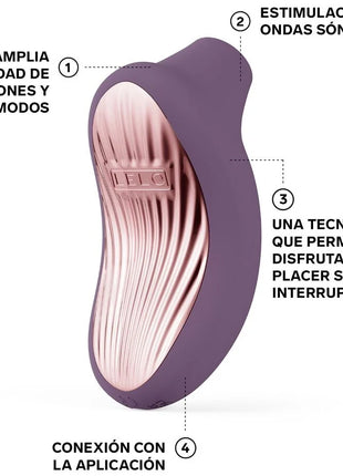 LELO - SONA 3 CRUISE SONIC KLITORALSAGER SCHWARZ - VIOLETA