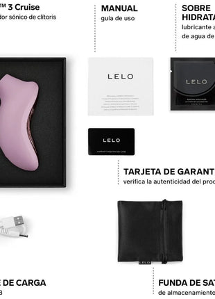 LELO - SONA 3 CRUISE SONIC KLITORALSAGER SCHWARZ - ROSA