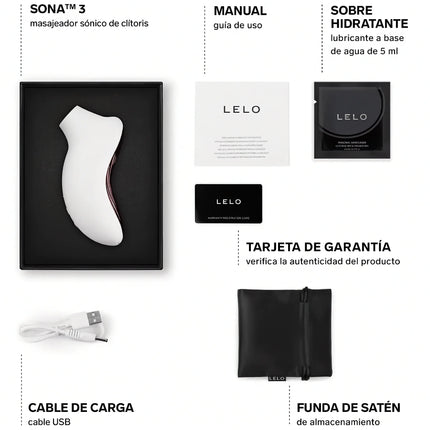LELO – SONA 3 Sonic Klitorissauger - Klitorissauger mit Vibration