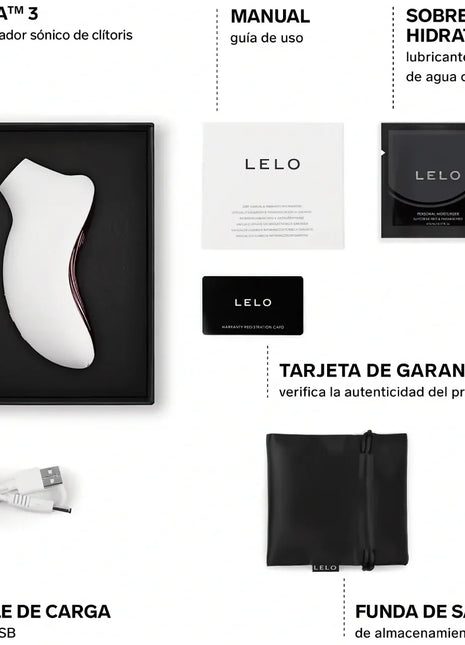 LELO – SONA 3 Sonic Klitorissauger - Klitorissauger mit Vibration