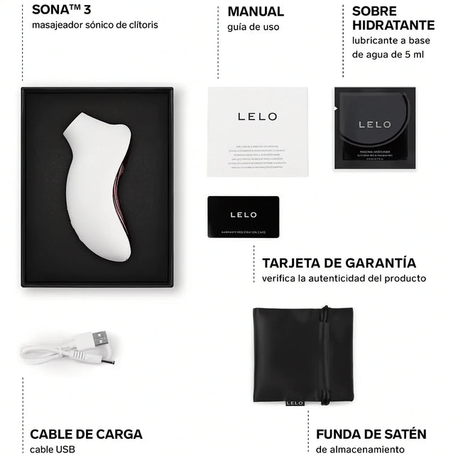 LELO – SONA 3 Sonic Klitorissauger - Klitorissauger mit Vibration