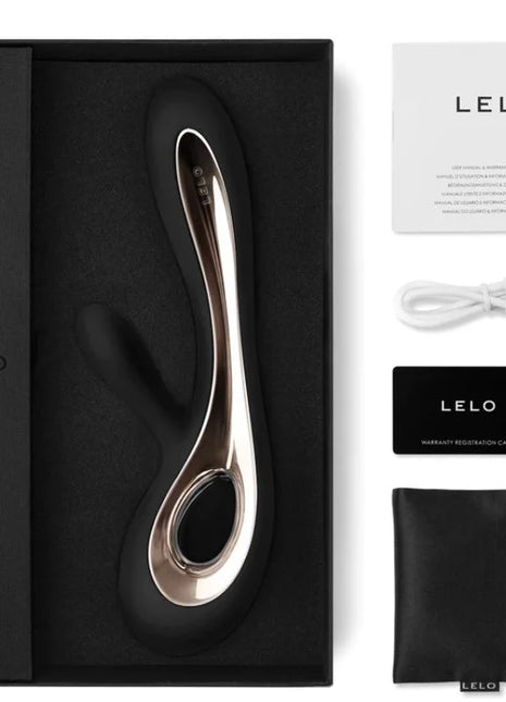 LELO - SORAYA 2 SCHWARZER KANINCHENVIBRATOR - Rabbit-Vibratoren