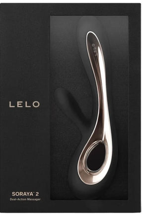 LELO - SORAYA 2 SCHWARZER KANINCHENVIBRATOR - Rabbit-Vibratoren