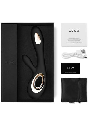 LELO - SORAYA WAVE VIBRATOR KANINCHEN SCHWARZ - Rabbit-Vibrator