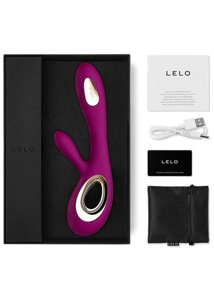 LELO - SORAYA WAVE VIBRATOR RABBIT DEEP ROSE - Rabbit-Vibrator