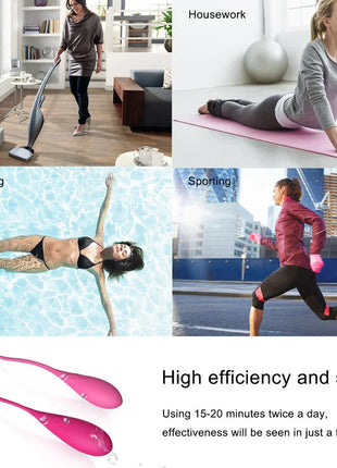 LESLIE - KEGEL FIT PELVIC - MUSCLE TRAINING SET - 6 STÜCKE - Liebeskugeln