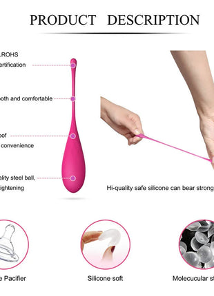 LESLIE - KEGEL FIT PELVIC - MUSCLE TRAINING SET - 6 STÜCKE - Liebeskugeln