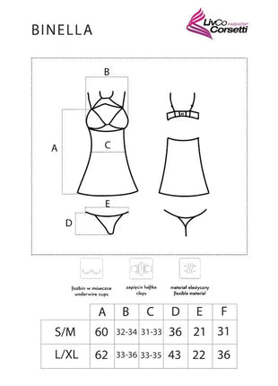 Binella set schwarz mit corsetti fashion, bestehend aus strukturiertem bh mit underwire und elastischem high waist slip