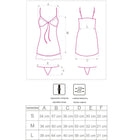 Delicate rosa spitzen-babydoll mit verstellbaren spaghetti-trägern und elastischem stoff von livco corsetti fashion