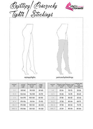 Graue nahtlose strumpfhose mit glatter oberfläche von livco corsetti im modell lamean lc xg044 schwarz eine größe