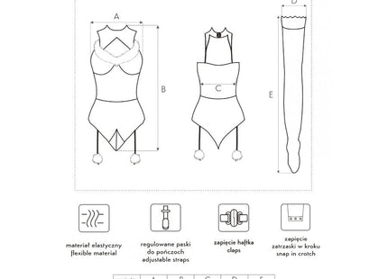 Limpid snowflakes einteiler swimsuit von livco corsetti mit verstellbaren trägern und schnappverschluss in weiß