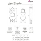 Limpid snowflakes einteiler swimsuit von livco corsetti mit verstellbaren trägern und schnappverschluss in weiß