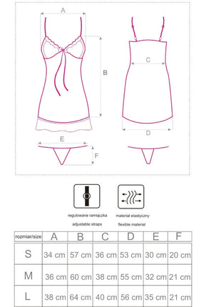 Delikates transparentes rosa nachtkleid mit verstellbaren trägern und weichem elastischem material von livco corsetti fashion