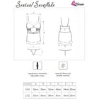 Sensual snowflake corset von livco corsetti mit verstellbaren trägern flexiblem material spitzen-vorderseite und fransenabschluss