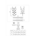 Technisches diagramm eines roten frauen fischernetz-bhs mit verstellbaren elastikträgern und verschlüssen s/m l/xl