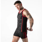 Locker gear camouflage tanktop und shorts im inspirierten look in rot und schwarz in verschiedenen farben erhältlich