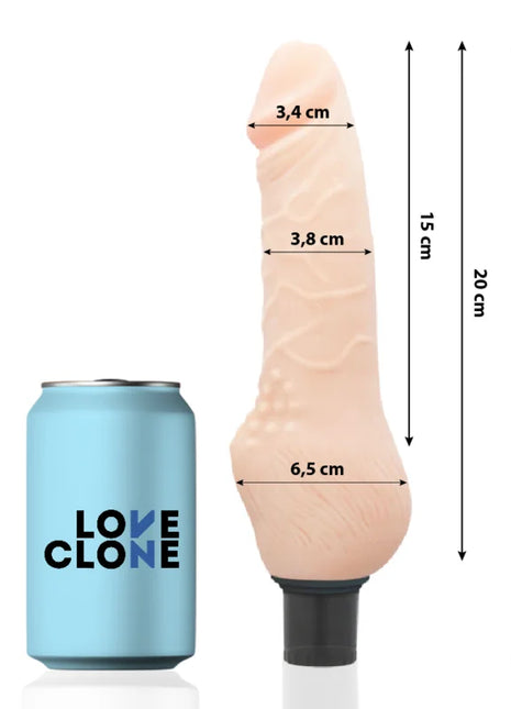 LOVECLONE - DAVEN SELBSTSCHMIERUNG REALISTISCH 23.8 CM -O- 3.8 CM