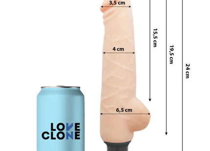 LOVECLONE - HARALD SELBSTSCHMIERENDER VIBRATOR 24 CM -O- 4 CM