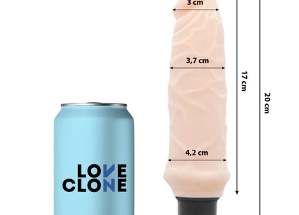 LOVECLONE - IVAR SELBSTSCHMIERENDER VIBRATOR 20 CM -O- 3.7 CM