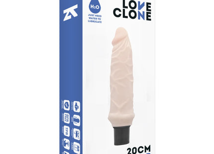 LOVECLONE - IVAR SELBSTSCHMIERENDER VIBRATOR 20 CM -O- 3.7 CM