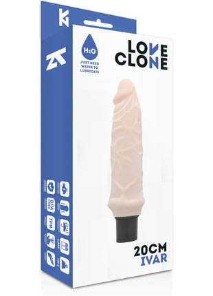 LOVECLONE - IVAR SELBSTSCHMIERENDER VIBRATOR 20 CM -O- 3.7 CM