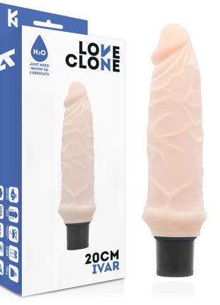 LOVECLONE - IVAR SELBSTSCHMIERENDER VIBRATOR 20 CM -O- 3.7 CM