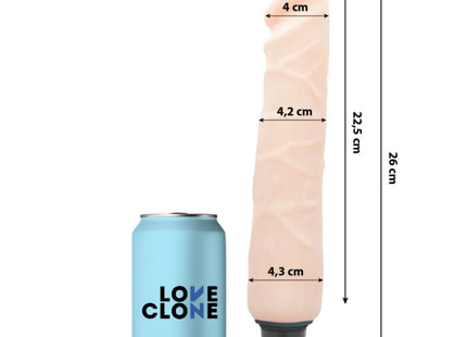 LOVECLONE - JANSEN SELBSTSCHMIERENDER VIBRATOR 26 CM -O- 4.2 CM