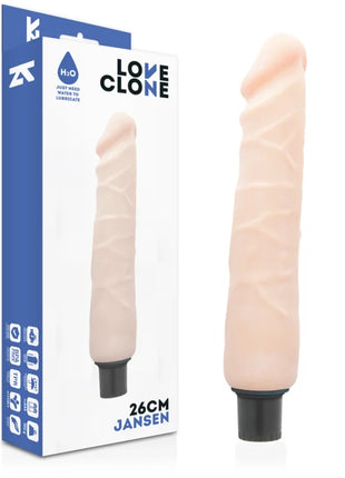 LOVECLONE - JANSEN SELBSTSCHMIERENDER VIBRATOR 26 CM -O- 4.2 CM