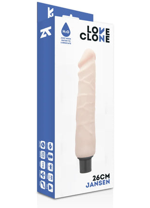 LOVECLONE - JANSEN SELBSTSCHMIERENDER VIBRATOR 26 CM -O- 4.2 CM